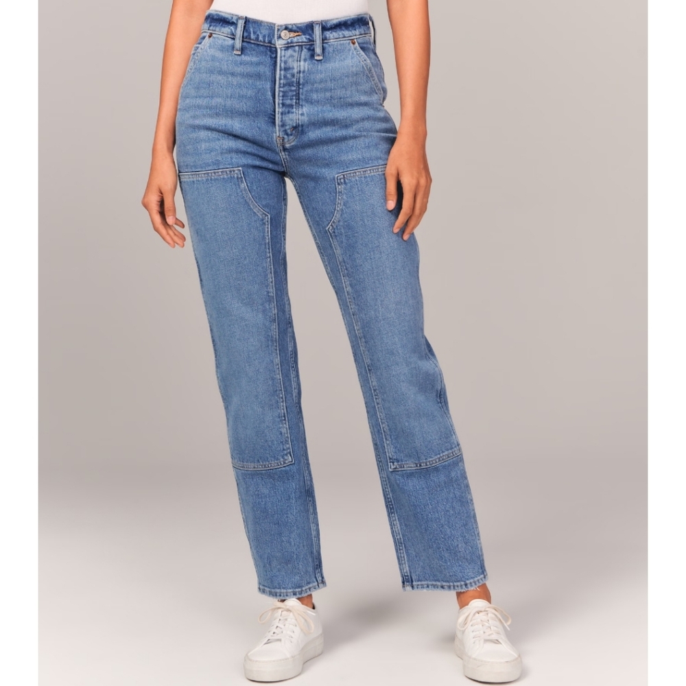 Abercrombie dad carpenter jeans size 2 26 small petite